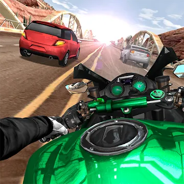 Moto Rider In Traffic gameplay screenshot 1
