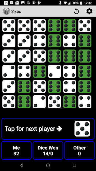 Sixes screenshot 3