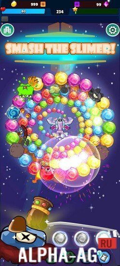 Bubble Shooter: Slimes Worlds screenshot 2