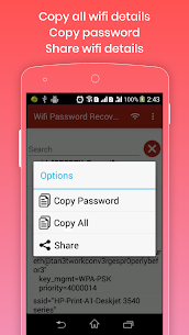 Wifi Password Recovery Pro screenshot 2