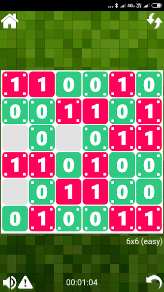 Binairo screenshot 2
