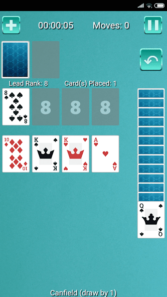 Canfield Solitaire screenshot 1