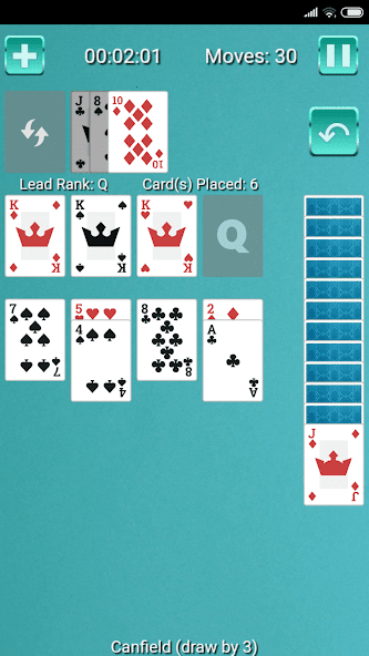 Canfield Solitaire screenshot 4