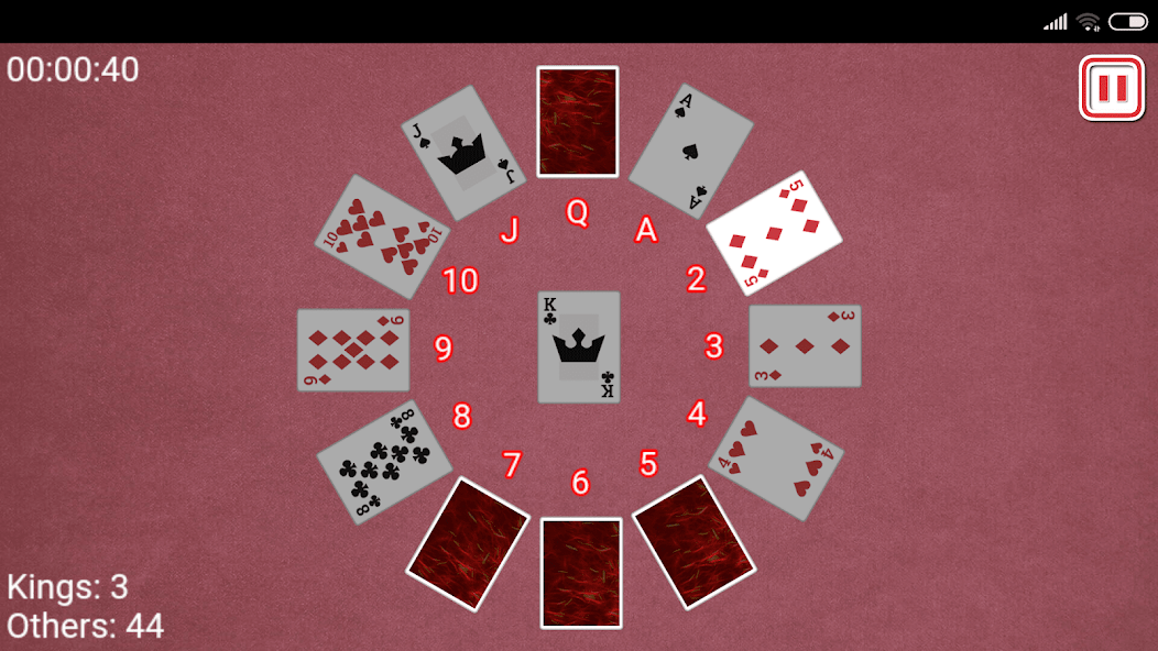 Clock Solitaire screenshot 3