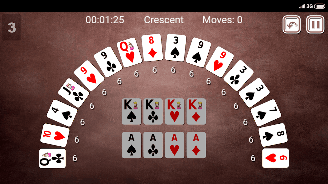 Crescent Solitaire screenshot 2