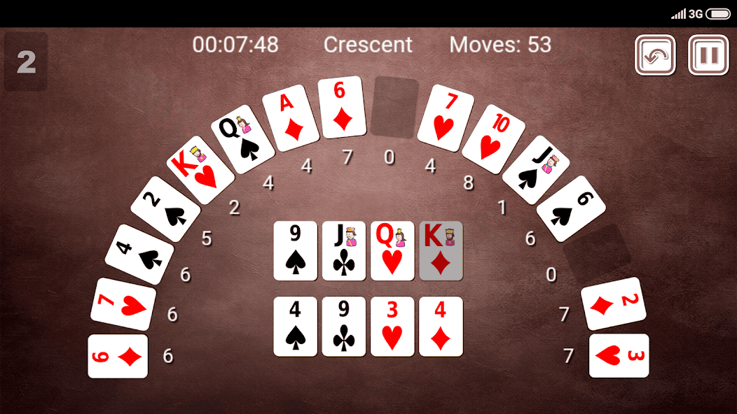 Crescent Solitaire screenshot 3