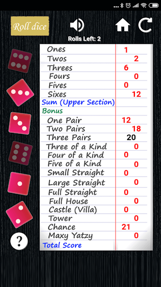 Maxi Yatzy screenshot 5