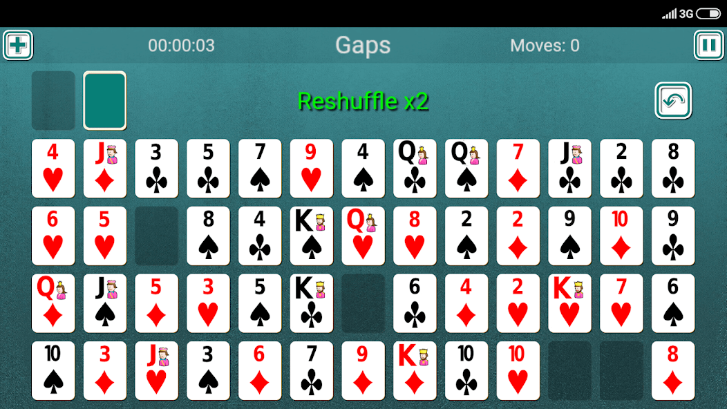 Montana Solitaire screenshot 2