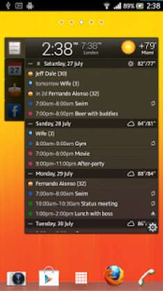 All-in-One Agenda widget screenshot 1