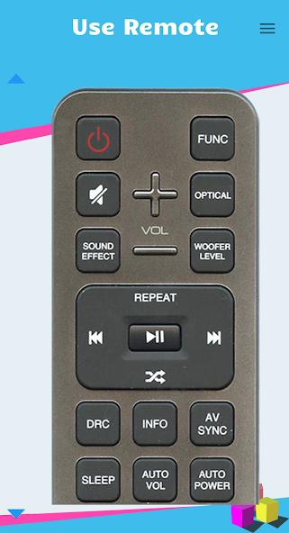 Remote Control for LG Sound Bar screenshot 2