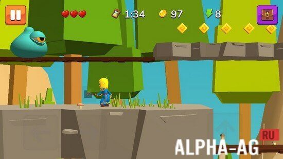 Взломанная Девочка и Дракон: платформер screenshot 3