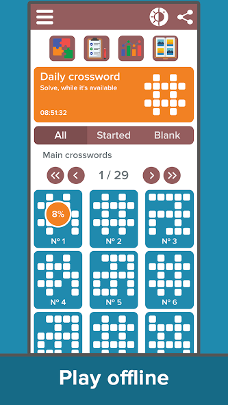 Crosswords screenshot 3