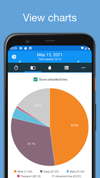 aTimeLogger screenshot 2