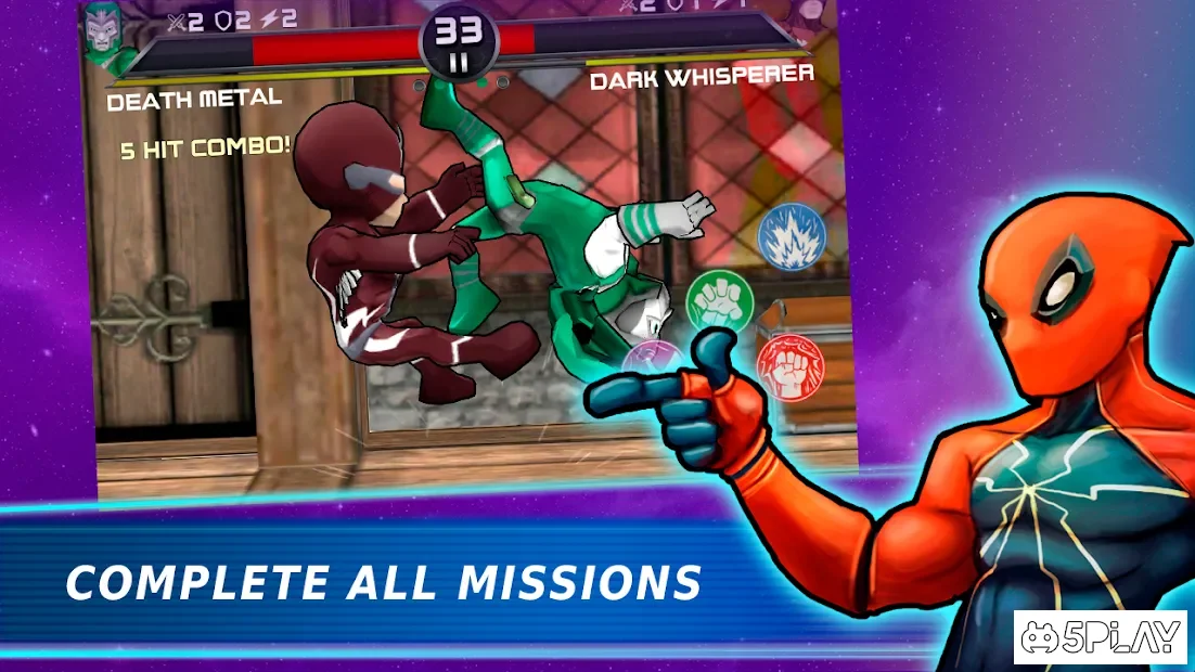 Superheroes vs Villains 3