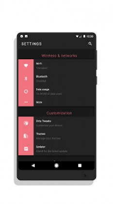 Infinite Substratum Theme screenshot 1