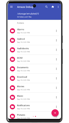 Amaze File Manager interface display 2
