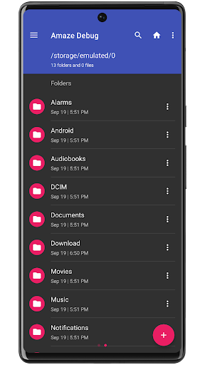 Amaze File Manager interface display 3