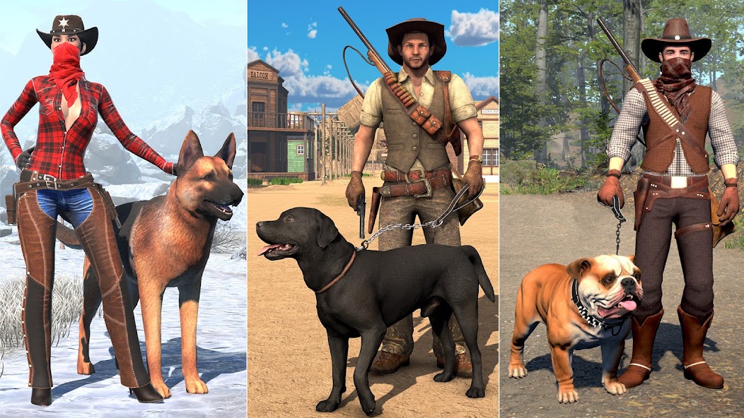 Wild West Cowboy Horse Game screenshot 2