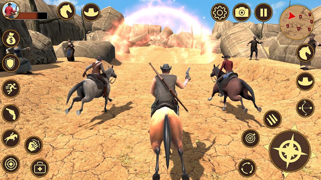 Wild West Cowboy Horse Game screenshot 5