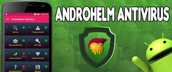 AndroHelm AntiVirus Android 2.6.6 screenshot 1