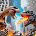 Angry Dinosaur City Attack gameplay screenshot 1