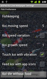 aniPet Koi Live Wallpaper screenshot 2