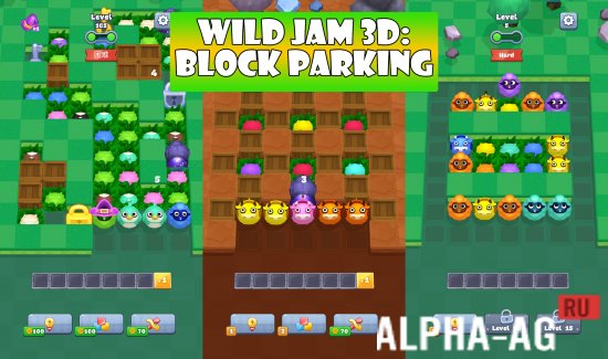 Wild Jam 3D: Block Parking screenshot 1