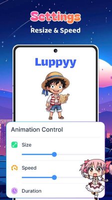 Live Anime Shimeji Screen Pets screenshot 4