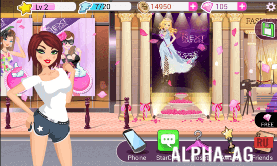 Взломанная Superstar Fashion Girl screenshot 3