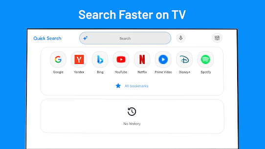 Quick Search TV Browser Screenshot 1