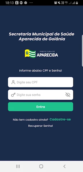 Aparecida Saúde Paciente screenshot 1