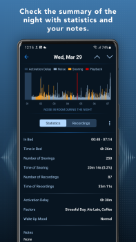 Sleep Recorder full version hack for Android screenshot 3