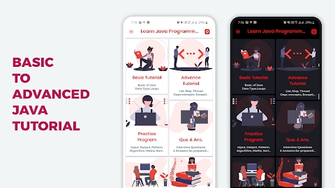 Learn Java Programming Tutorial App Preview 2