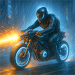 Cyber Rider: Bike and Blast screenshot 1
