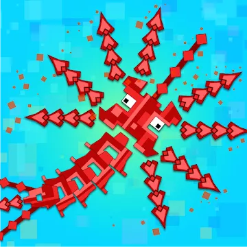 Pixel Sword Fish io screenshot 1