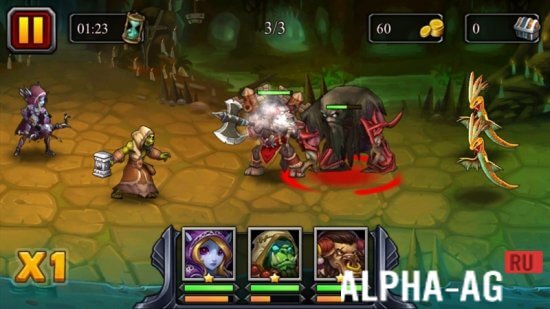 Взломанная Heroes & Darkness screenshot 2