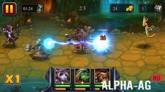 Взломанная Heroes & Darkness screenshot 3