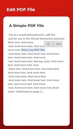 PDF Editor Pro 1.0.0 screenshot 2