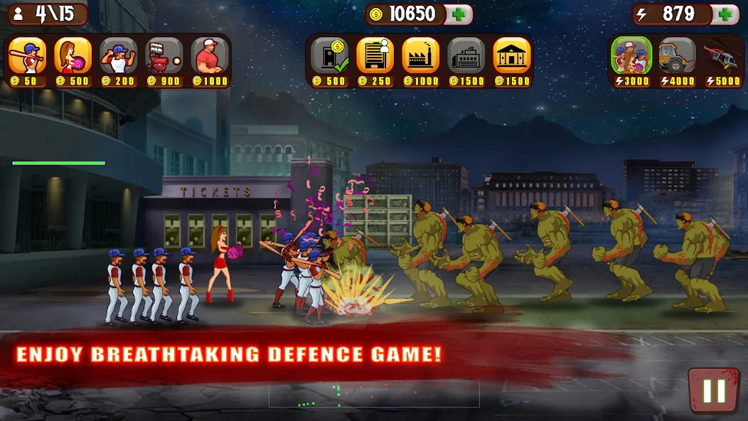 Baseball Vs Zombies screenshot 1