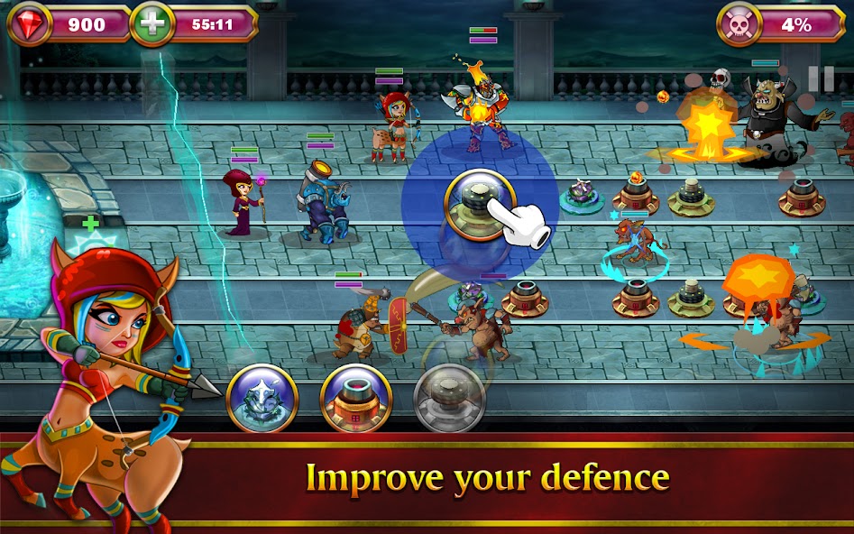 In-game preview 4 of Tower Defender - Defense Game