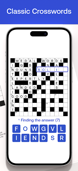 Crossword gameplay screenshot 2