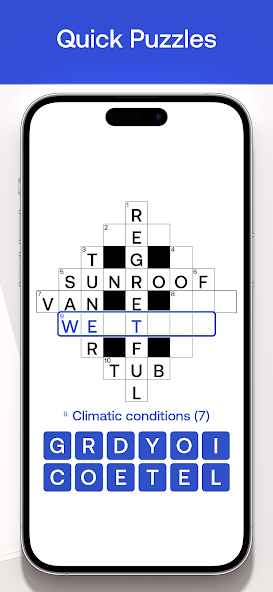 Crossword gameplay screenshot 4