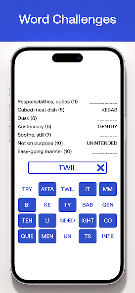 Crossword gameplay screenshot 5