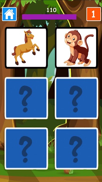 Kids Animal Memory Game screenshot 1