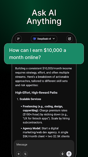 Chat AI for DeepSeek R1 screenshot 3