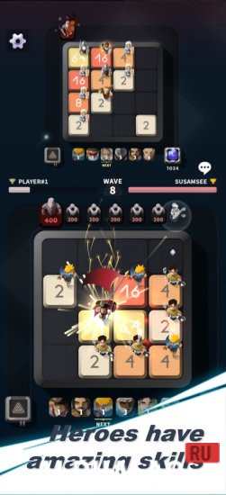 2048 Heroes screenshot 3