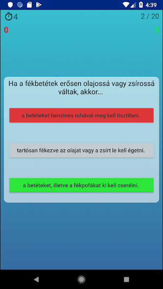 Kresz Műszaki Kvíz screenshot 3