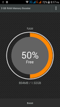 3 GB RAM Memory Booster 4.2.5 screenshot 1