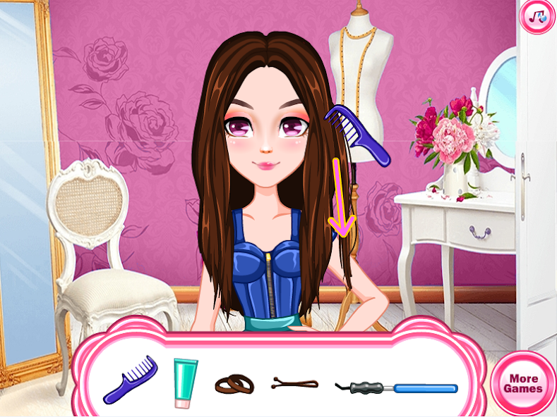 Braid Hair Salon - Girls Games screenshot 3