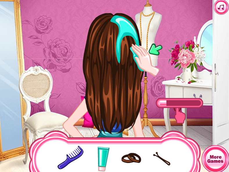 Braid Hair Salon - Girls Games screenshot 5